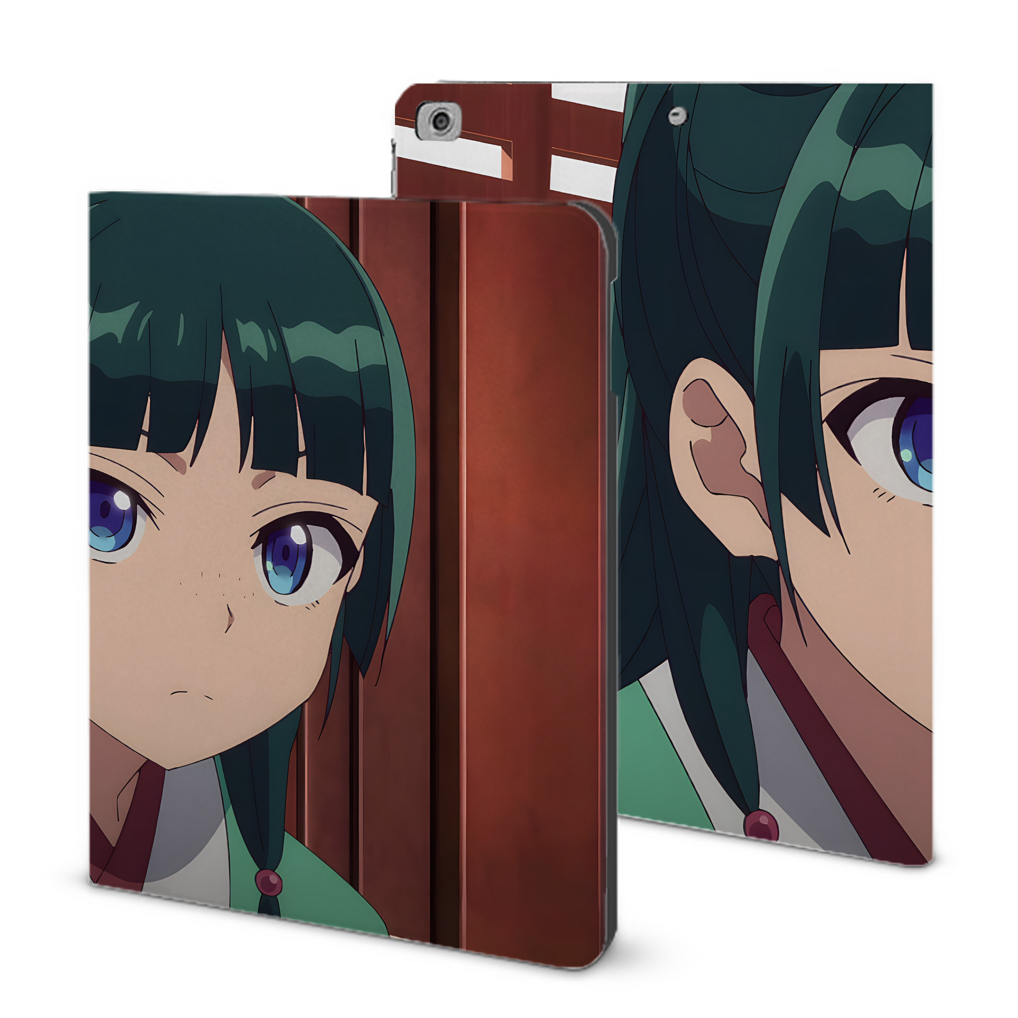 （画像用） 薬屋のひとりごと The Apothecary Diaries IPad ケース ブック型 PUレザー TPU 耐衝撃 軽量 薄型 ペン収納なし 全面保護 IPad 各モデル対応